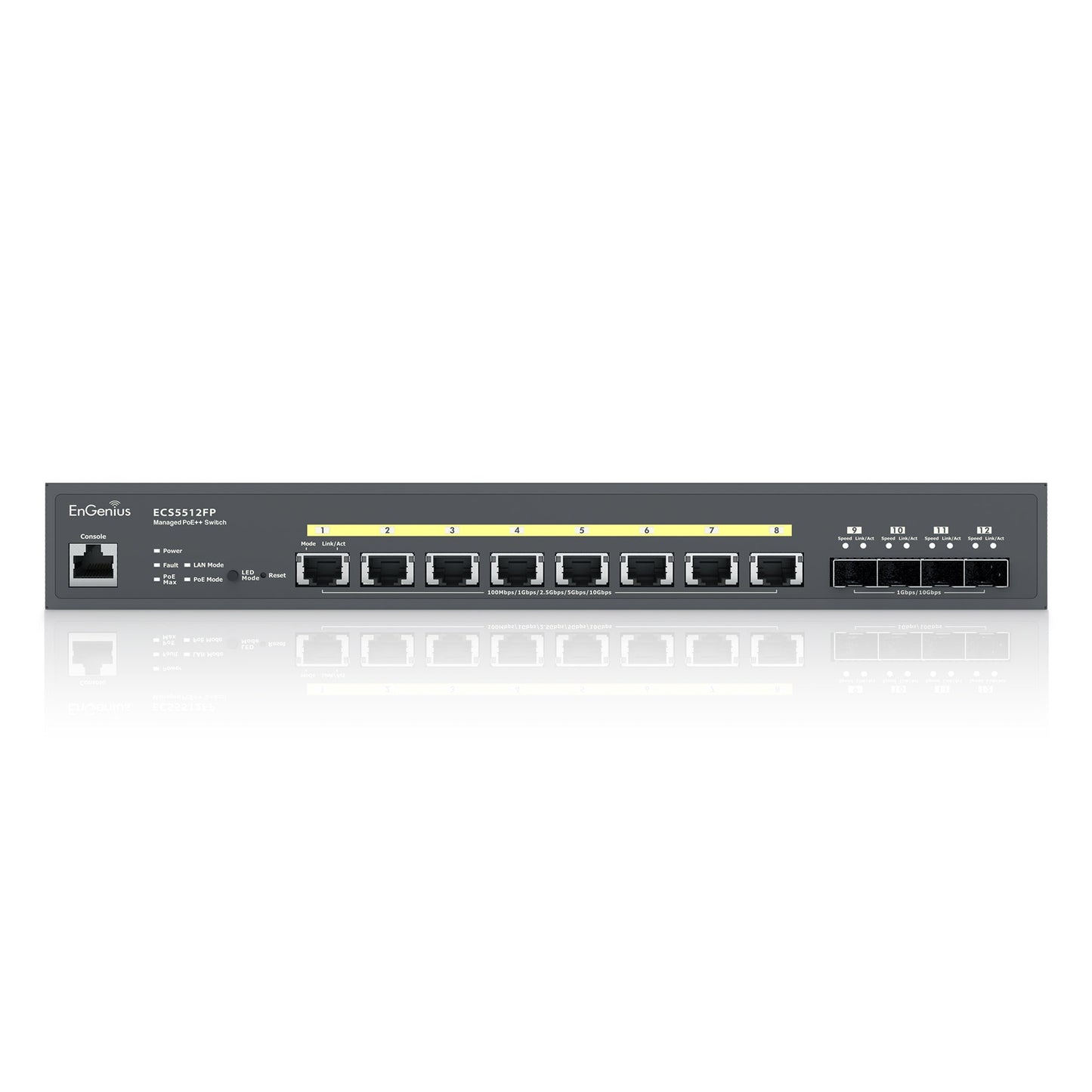 8 Port 10 Gigabit PoE++ Switch