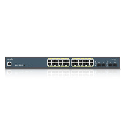 EWS7928P-FIT: EnGenius Fit 24埠 Gigabit PoE+ 交換器，總供電量240W