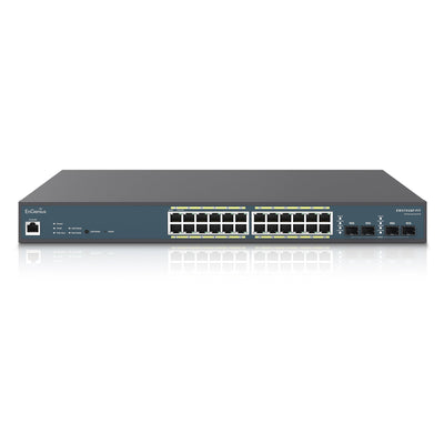 EWS7928P-FIT: EnGenius Fit 24埠 Gigabit PoE+ 交換器，總供電量240W