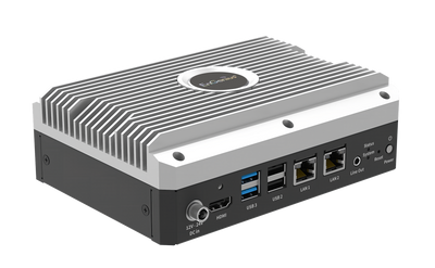 E5-NA08: 精巧、高效益的 Edge AI 運算平 台，支援可擴充的工業 AI 部署。