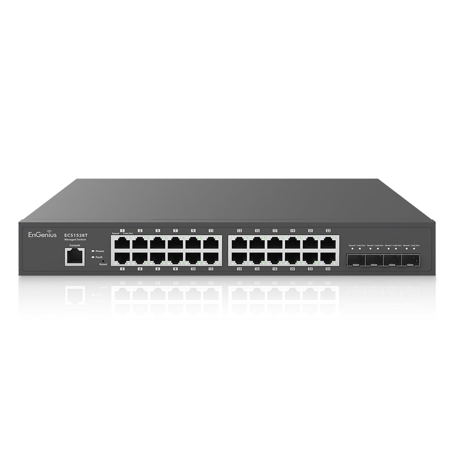 Compact 24 Port PoE Switch