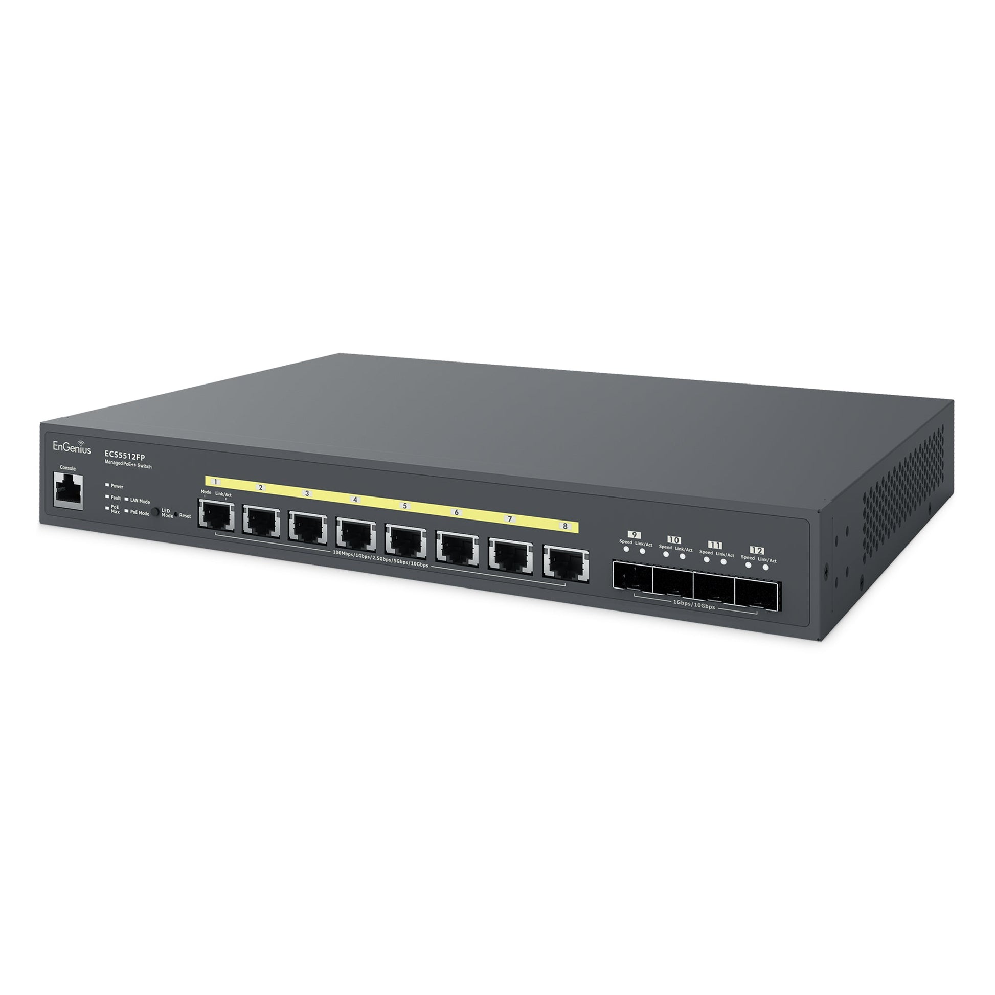 8 Port 10 Gigabit PoE++ Switch