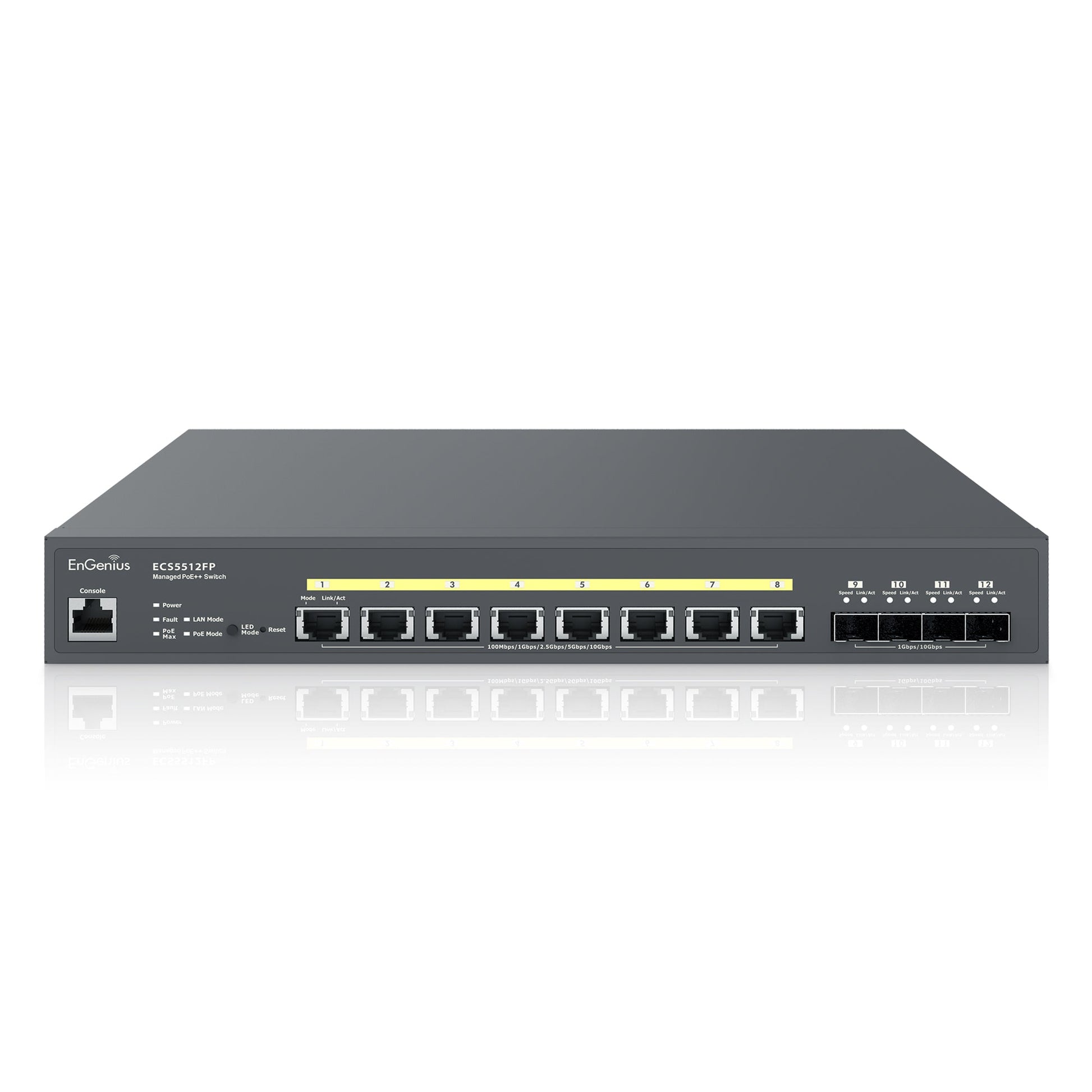 8 Port 10 Gigabit PoE++ Switch